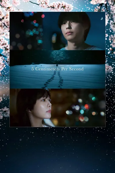 โปสเตอร์หนัง ยามซากุระร่วงโรย 5 Centimeters Per Second