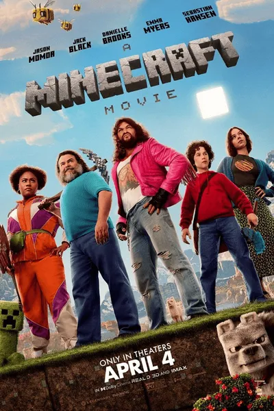 โปสเตอร์หนัง ไมน์คราฟต์ มูฟวี่ A Minecraft Movie