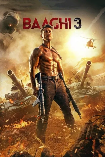 โปสเตอร์หนัง บากิ ยอดคนสุดระห่ำ 3 Baaghi 3