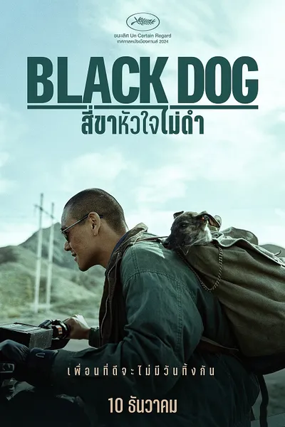 โปสเตอร์หนัง สี่ขาหัวใจไม่ดำ Black Dog