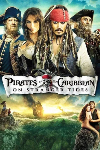 โปสเตอร์หนัง ผจญภัยล่าสายน้ำอมฤตสุดขอบโลก Pirates of the Caribbean 4