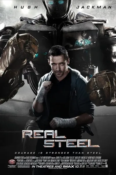 โปสเตอร์หนัง ศึกหุ่นเหล็กกำปั้นถล่มปฐพี Real Steel