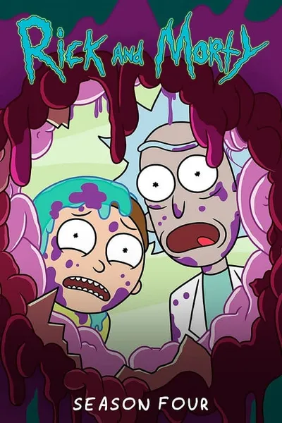 โปสเตอร์หนัง ริกและมอร์ตี้ ซีซั่น 4 Rick and Morty 4