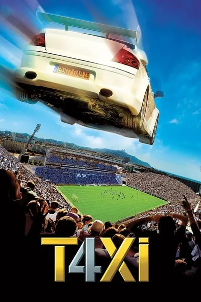 โปสเตอร์หนัง แท็กซี่ซิ่งระเบิด บ้าระห่ำ Taxi 4